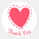 Search for red heart thank you stickers Pink