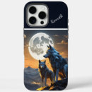 Search for howling wolf iphone cases Moon