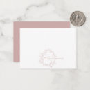 Search for back horizontal note cards Monogrammed