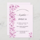 Search for fall sweet 16 invitations Floral