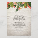 Search for palm tree rehearsal dinner invitations Beach