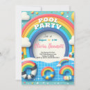 Search for colorful birthday invitations Rainbow birthday party