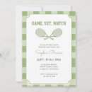 Search for tennis party invitations Plaid