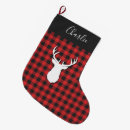 Search for red and black christmas stockings Script