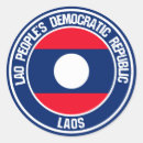 Search for lao flag stickers World flags
