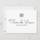 Search for thank you for purchase note White