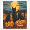 Search for black cat sitting stickers Halloween