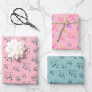 Search for song wrapping paper Musical notes