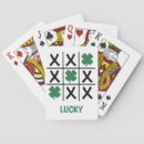 Search for lucky shamrock playing cards Clover