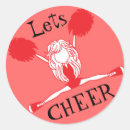 Search for cheerleading stickers Cheerleader