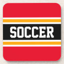 Search for soccer coasters White