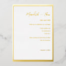 Search for elegant gold foil wedding invitations Minimal