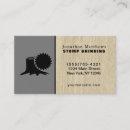 Search for stump grinding business cards Wood