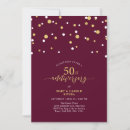 Search for red and gold party invitations Modern