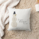 Search for snowman cushions Peace