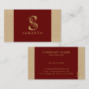 Search for red and gold business cards Elegant