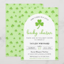 Search for st patricks day baby invitations Lucky charm