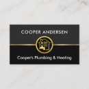 Search for plumbing and heating business cards Plumbers