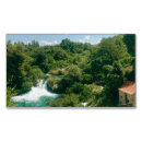 Search for waterfall business cards Adventure