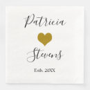 Search for heart napkins Typography