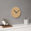 Search for light wood clocks Brown