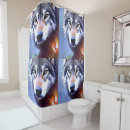 Search for wolf shower curtains Wild