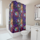 Search for shiny shower curtains Colourful