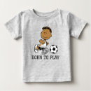 Search for soccer baby shirts peanuts