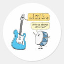 Search for funny guitar stickers Cute