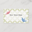 Search for crane business cards Japanese