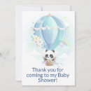 Search for panda thank you cards Panda baby shower