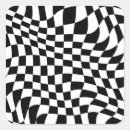 Search for black and white checkered stickers Retro