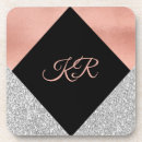 Search for black and silver coasters Pink