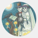 Search for skeleton bride and groom stickers Halloween