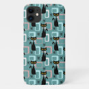 Search for black cats iphone cases Retro