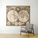 Search for world map tapestries Atlas