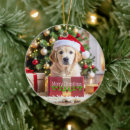 Search for retriever christmas tree decorations Golden retriever puppy