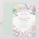 Search for pamper party invitations Spa