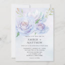 Search for blue and lavender wedding invitations Pastel
