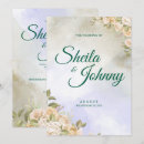Search for purple and sage wedding invitations Green
