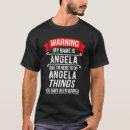 Search for name angela tshirts First