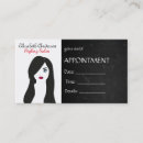 Search for hair salon appointment cards Cosmetologist