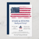 Search for memorial day birthday invitations Stars and stripes