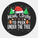 Search for no peeking stickers Christmas tree