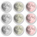 Search for space design stickers Moon