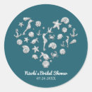Search for beach bridal shower stickers Modern