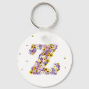 Search for letter z key rings Flowers