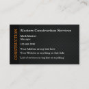 Search for carbon fibre business cards Construction