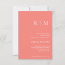 Search for coral pink wedding invitations Chic