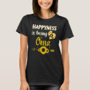 Search for happiness is being a grandma tshirts Sunflower